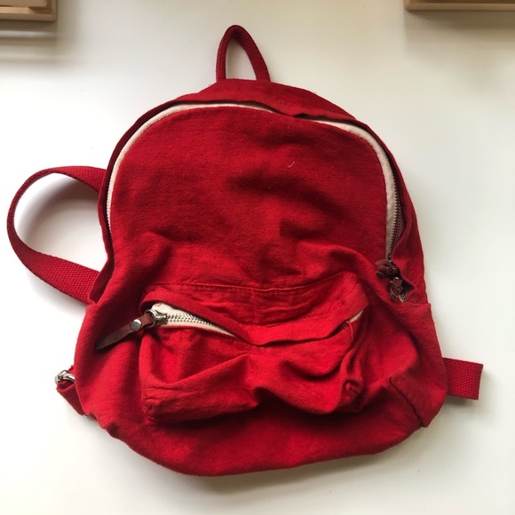 brandy melville red backpack